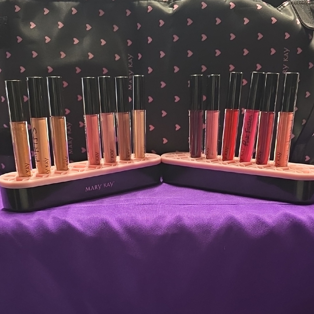 Mary Kay Lip Gloss Collection - Pink, Red, Gold